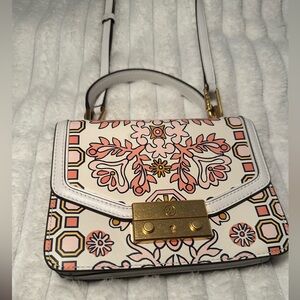Tory Burch Juliette Printed Mini Leather Satchel
